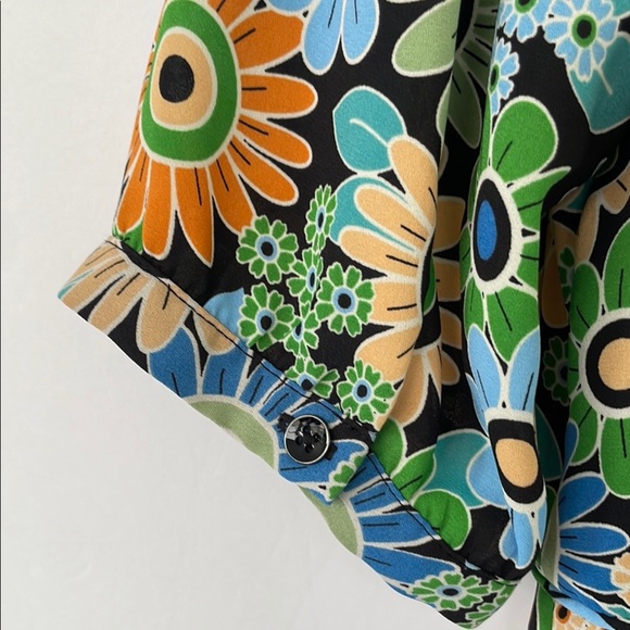 CAbi Multicolor Floral Happy Top Blouse XS - Picture 11 of 17